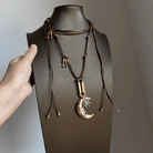 FuAttract Crescent Moon Necklace – Calm Energy Flow Strength - image 3