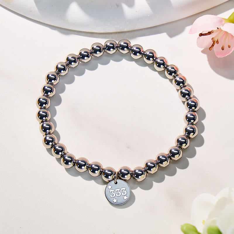FuAttract Intuition Energy Flow Angel Numbers Stainless Steel Bracelet - image 1