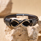 FuAttract Infinity Leather Stainless Steel Bracelet – Love Modern Balance - image 2