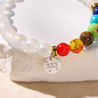 FuAttract Angel Numbers Glass Stainless Steel Bracelet – Clarity Modern Balance - image 4