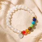 FuAttract Angel Numbers Glass Stainless Steel Bracelet – Clarity Modern Balance - image 2