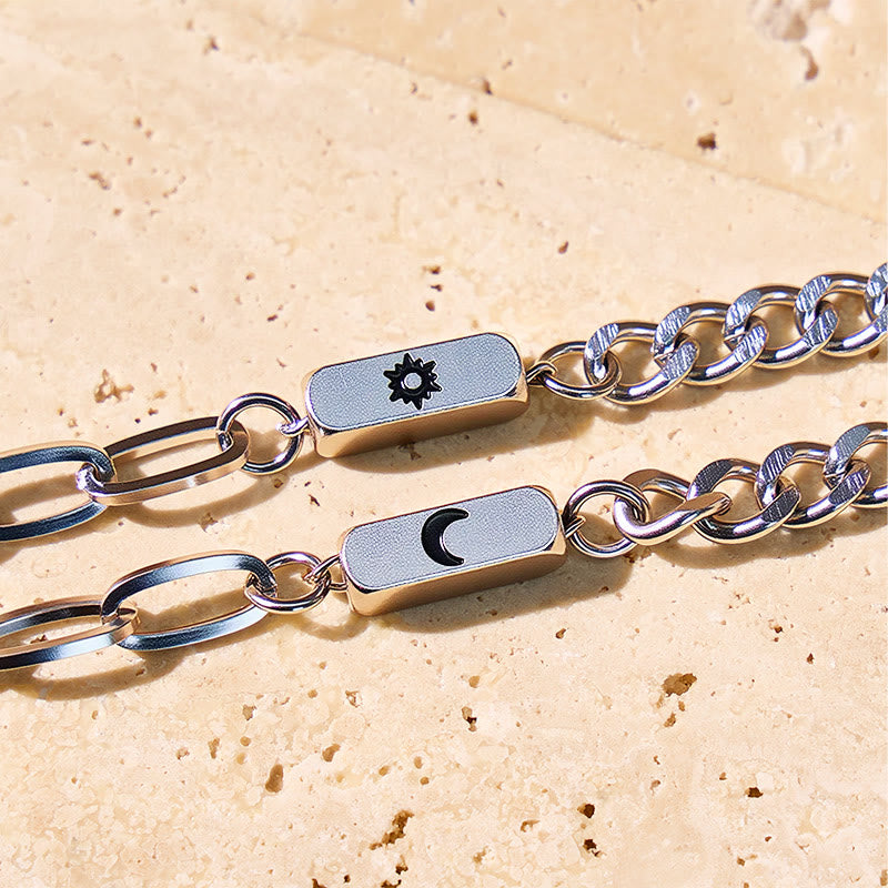 FuAttract Energy Calm Balance Modern Strength Sun & Moon Bracelet Set - image 6