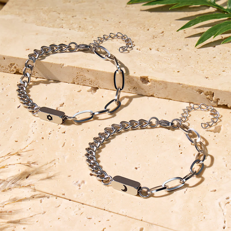 FuAttract Energy Calm Balance Modern Strength Sun & Moon Bracelet Set - image 3