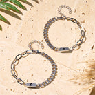 FuAttract Energy Calm Balance Modern Strength Sun & Moon Bracelet Set - image 4