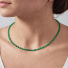 FuAttract Balance Healing Clarity Focus Crystal Energy Beaded Necklace - Emerald - image 4