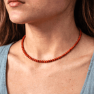 FuAttract Balance Healing Clarity Focus Crystal Energy Beaded Necklace - Red Jasper - image 24