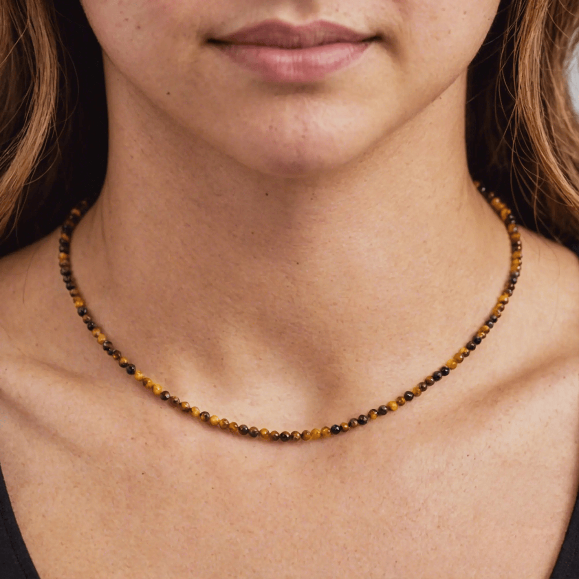 FuAttract Balance Healing Clarity Focus Crystal Energy Beaded Necklace - Tiger Eye - image 26