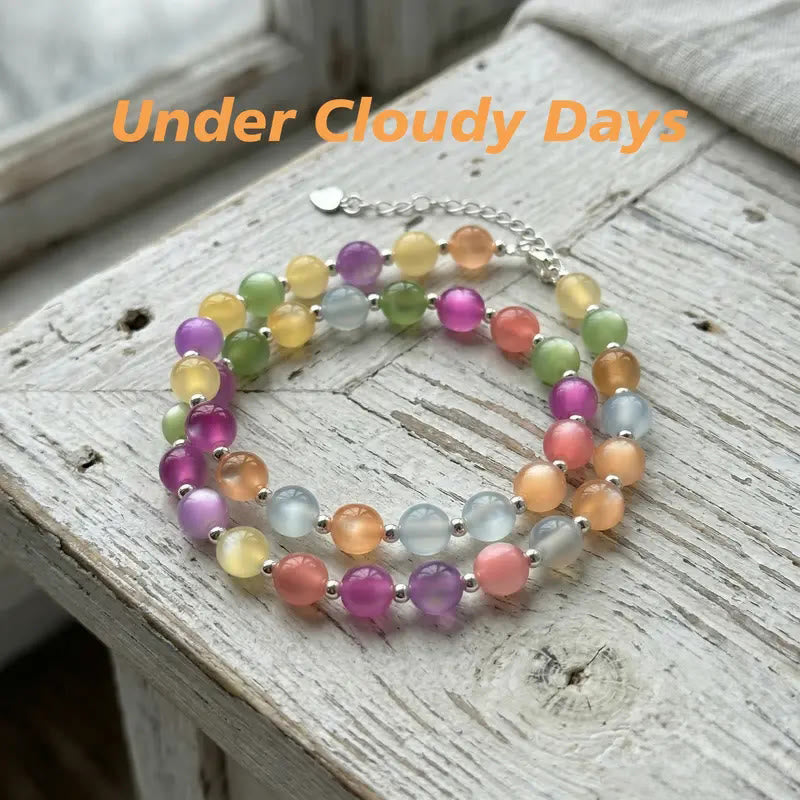 FuAttract UV Reactive Cat's Eye Dopamine Bracelet – Rainbow Glow Focus Energy - image 4