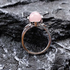 FuAttract Energy Balance Healing Adjustable Multi-Gemstone Spinning Ring - Pink Chalcedony - image 24