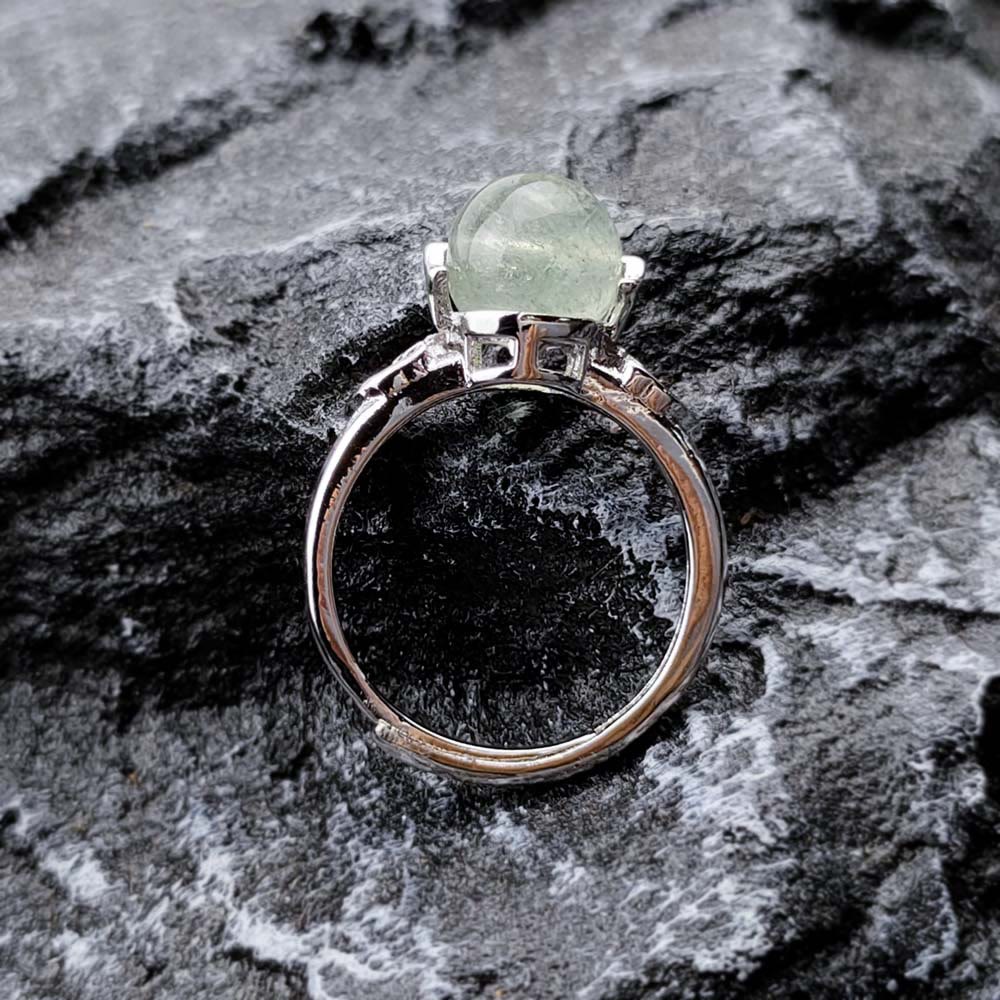 FuAttract Energy Balance Healing Adjustable Multi-Gemstone Spinning Ring - Green Strawberry Quartz - image 18