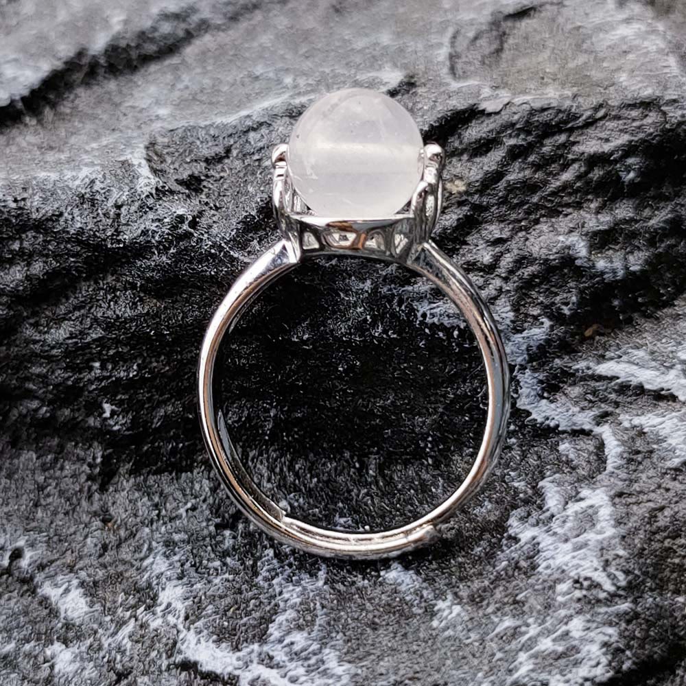 FuAttract Energy Balance Healing Adjustable Multi-Gemstone Spinning Ring - Rose Quartz - image 14