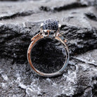 FuAttract Energy Balance Healing Adjustable Multi-Gemstone Spinning Ring - Black Line Stone - image 25
