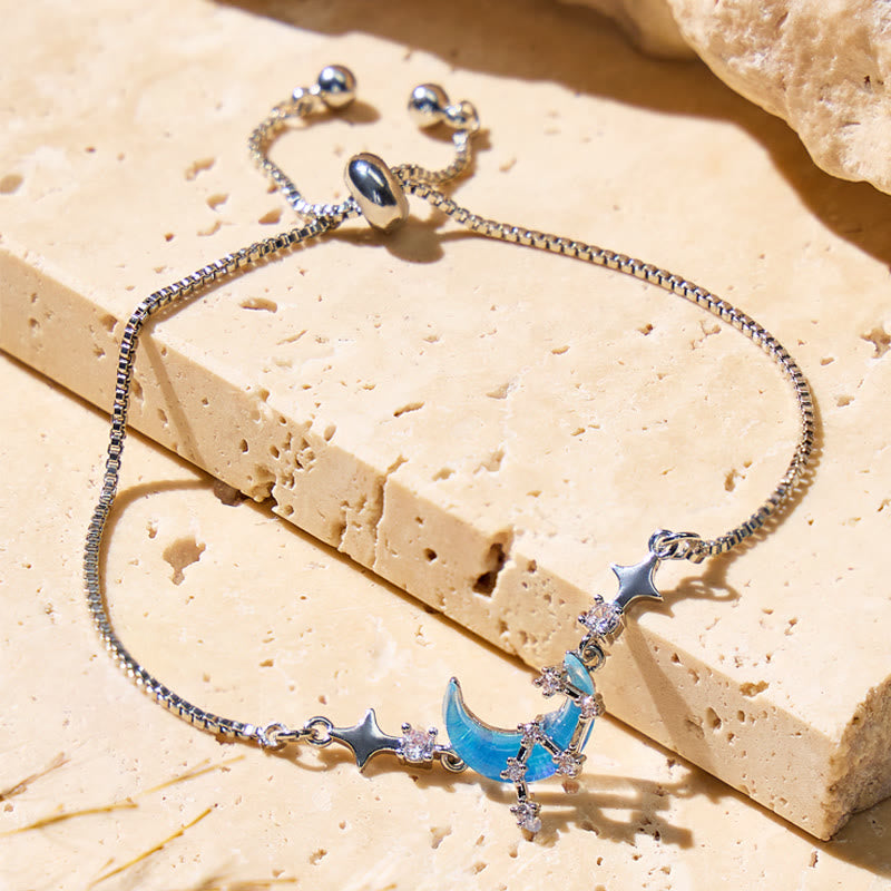 FuAttract Crescent Moon Zircon Bracelet – Serenity Sparkle Vitality Energy - image 4
