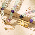 FuAttract Focus Alignment Angel Numbers Fluorite Stainless Steel Necklace - image 2
