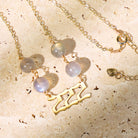 FuAttract Intuition Angel Numbers Labradorite Stainless Steel Necklace - image 2