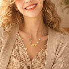 FuAttract Intuition Angel Numbers Labradorite Stainless Steel Necklace - image 3