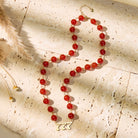 FuAttract Vitality Strength Angel Numbers Red Agate Stainless Steel Necklace - image 6