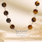 FuAttract Courage Strength Angel Numbers Tiger's Eye Stainless Steel Necklace - Silver - 999 - image 12