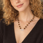 FuAttract Courage Strength Angel Numbers Tiger's Eye Stainless Steel Necklace - image 14