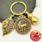 FuAttract Protection Vital Energy Chinese Zodiac Calabash Cinnabar Keychain - Tiger - image 0