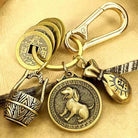 FuAttract Fortune Protection Energy Flow Chinese Zodiac Brass Keychain - Dog - image 10