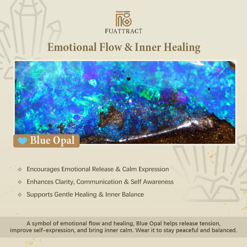 FuAttract Infinity Blue Opal Bracelet – Emotional Healing Flow Vitality - image 7