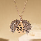 FuAttract Stability Destiny Flow Angel Numbers Stainless Steel Necklace - Rose Gold - 999 - image 1