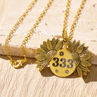 FuAttract Stability Destiny Flow Angel Numbers Stainless Steel Necklace - image 3
