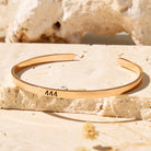 FuAttract Guidance Balance Angel Numbers Stainless Steel Bracelet - Rose Gold - 999 - image 0