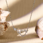 FuAttract Heart Infinity Titanium Steel Necklace – Love Endless Confidence - Silver - image 7