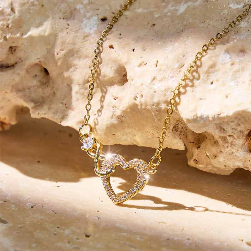 FuAttract Heart Infinity Titanium Steel Necklace – Love Endless Confidence - image 1