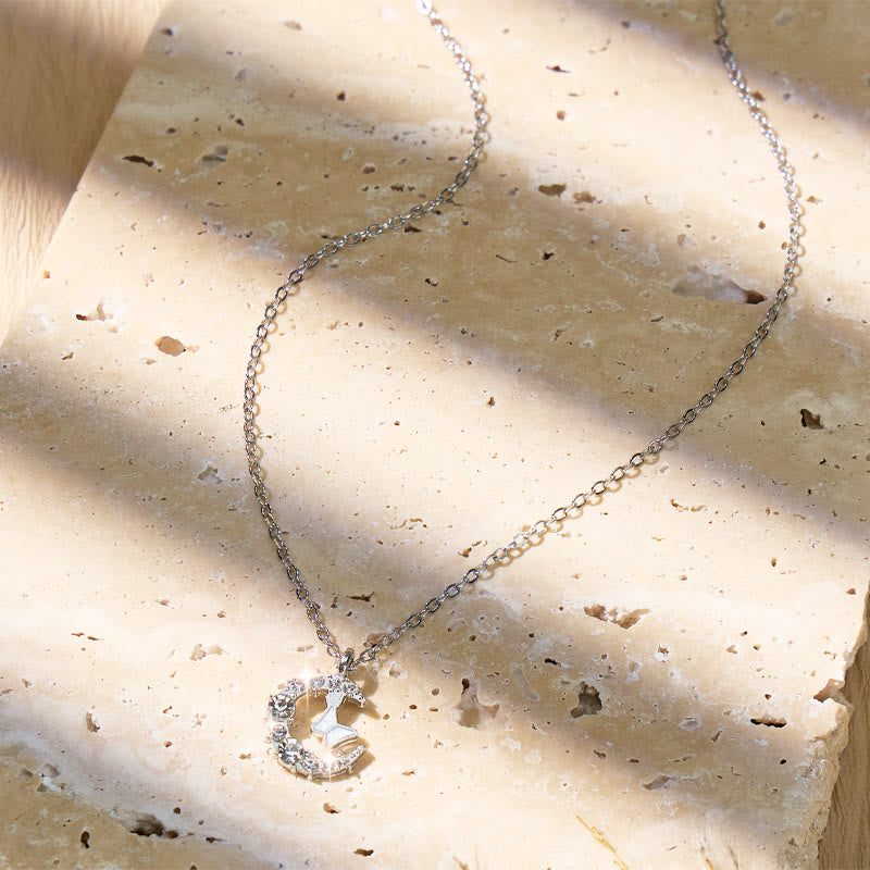 FuAttract Serenity Vitality Flow Crescent Moon Necklace - image 6