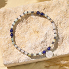 FuAttract Calm Harmony Angel Numbers Kyanite Amazonite White Agate Bracelet - image 1