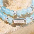 FuAttract Guidance Clarity Angel Numbers Aquamarine Stainless Steel Bracelet - image 4