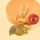 FuAttract Fortune Protection Chinese Zodiac Calabash Cinnabar Brass Keychain - Snake - image 10