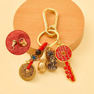 FuAttract Wealth Fortune Pixiu Chinese Zodiac Calabash Brass Keychain - Dragon - image 4