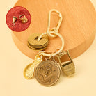 FuAttract Fortune Protection Energy Flow Chinese Zodiac Brass Keychain - Dragon - image 4