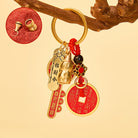FuAttract Wealth Luck Protection Chinese Zodiac Cinnabar Calabash Keychain - image 12