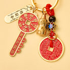 FuAttract Wealth Luck Protection Chinese Zodiac Cinnabar Calabash Keychain - image 13