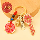 FuAttract Wealth Luck Protection Chinese Zodiac Cinnabar Calabash Keychain - Rabbit - image 3