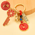 FuAttract Wealth Luck Protection Chinese Zodiac Cinnabar Calabash Keychain - Horse - image 6