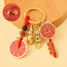 FuAttract Wealth Luck Protection Chinese Zodiac Cinnabar Calabash Keychain - Dragon - image 4