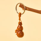 FuAttract Luck Positive Energy Chinese Zodiac Calabash Peach Wood Keychain - image 13