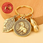 FuAttract Protection Vital Energy Chinese Zodiac Calabash Cinnabar Keychain - Dog - image 10