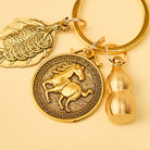 FuAttract Protection Vital Energy Chinese Zodiac Calabash Cinnabar Keychain - image 12
