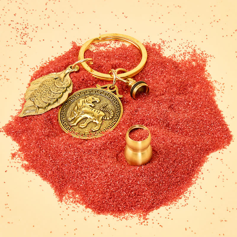 FuAttract Protection Vital Energy Chinese Zodiac Calabash Cinnabar Keychain - image 14
