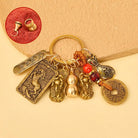 FREE Today: Wealth Fortune Pixiu Chinese Zodiac Cinnabar Calabash Keychain - Horse - image 6