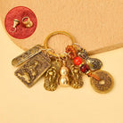 FREE Today: Wealth Fortune Pixiu Chinese Zodiac Cinnabar Calabash Keychain - Goat - image 7