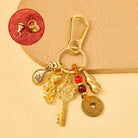 FREE Today: Wealth Luck Protection Pixiu Chinese Zodiac Cinnabar Calabash Keychain - Dragon - image 4