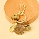 FuAttract Fortune Protection Energy Flow Chinese Zodiac Brass Keychain - Snake - image 4